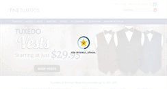 Desktop Screenshot of finetuxedos.com